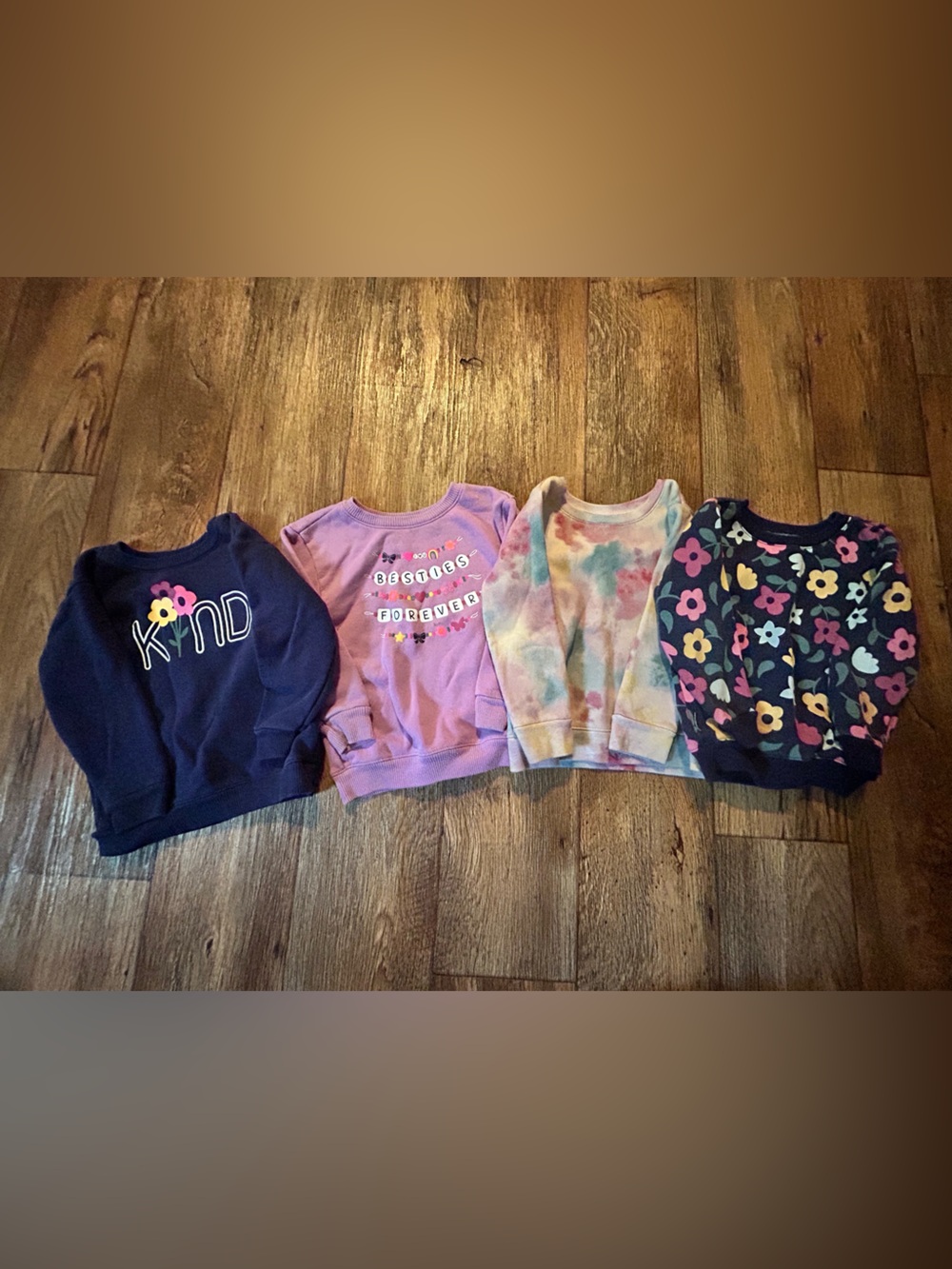 Garanimals Navy, Lavender, Tie-Dye & Floral Kids Sweatshirt Lot